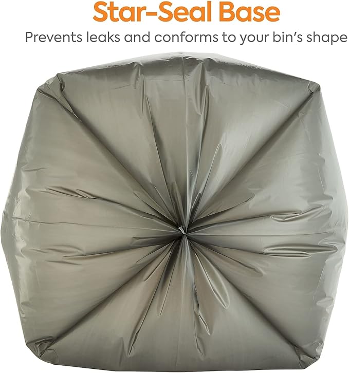 Coastwide Professional 40-45 Gallon Trash Bag 39 x 47 Low Density 1.7 mil Silver 50 Bags/Box