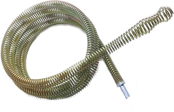 Mdingbao-Compression Spring 250CM Length Manual Kitchen Toilet Sewer Pipe Dredger Cleaner Compression Spring Dredge Device Extension Springs Good Corrosion Resistance