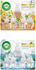 Air Wick Plug in Scented Oil 5 Refills Hawaii and Fresh Waters (5x0.67oz) Essential Oils Air Freshener
