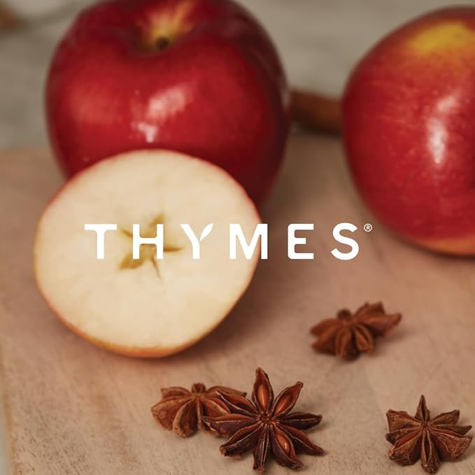 Thymes Simmered Cider Fragrance Mist - Scented Room Spray for Home Fragrance - Notes of Apple &amp Cardamom - Bedroom &amp Bathroom Air Freshener - Simmered Cider - 3 oz