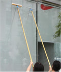 30 34 40 FT High Window Cleaning Rods Aluminum Alloy Glass Cleaner Tool/Dust Scraper Poles for Apartment Lobby Shopping Malls Extendable Windows Washing Kit with Scraper &amp