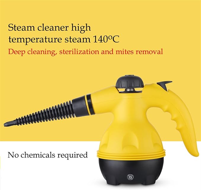 Steam Cleaning High Pressure Electric Steam Cleaner Portable Handheld Steamer for Home Multi Purpose Air Conditioner Appliances Cleaning Tool