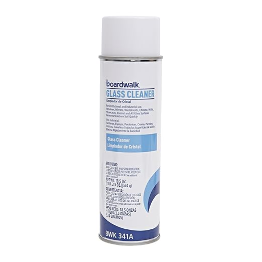 Boardwalk Glass Cleaner Sweet Scent 18.5 oz. Aerosol Spray 12/Carton
