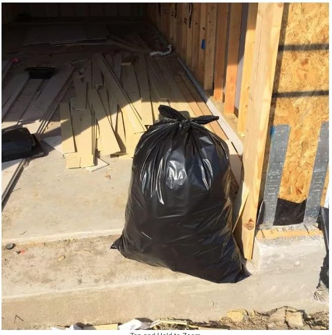 42-Gallon Contractor Clean-Up Trash Bags 32-Count (2-32-Count) Plus Free MagikoSFI Custom Shopping Tote Bag