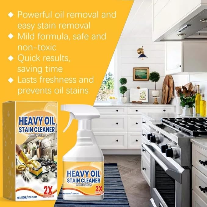 Liapu Kitchen Heavy Oil Cleaner2025 New All Purpose Kitchen Heavy Oil Cleaning Agentfor CountertopsOvensAppliances (3PCS)