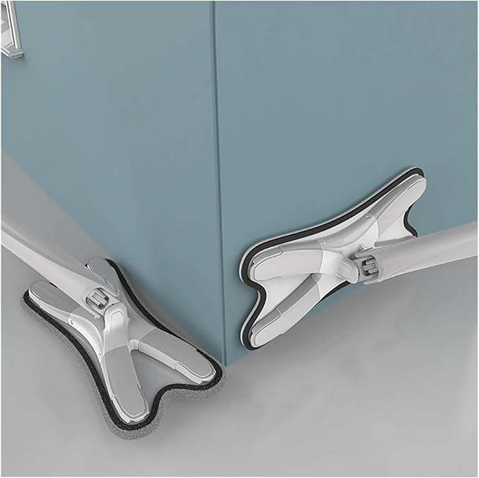 Butterfly Floor Squeeze with Replacement Pads Self Wringing Flat Mop Cleaning Tool(XMop-1pcs)