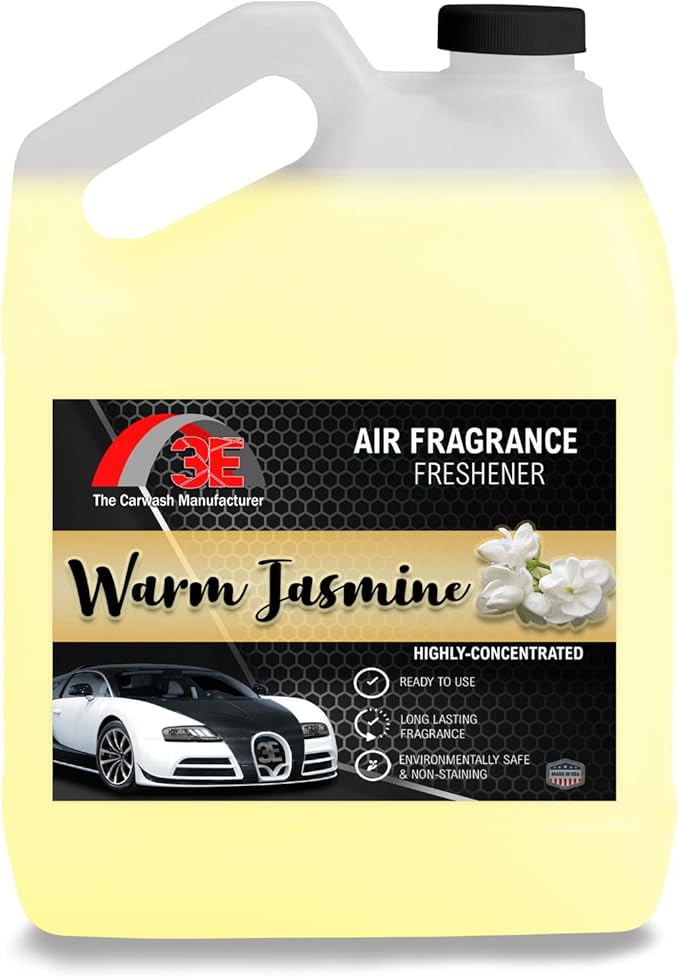 3E Smell Premium Air Freshener Deodorizer and Odor Eliminator Ready-to-Use Liquid Air Freshener All Natural | Great for Cars Trucks SUVs RVs &amp More (128 oz) 1 Gallon Made in the USA (Jasmine