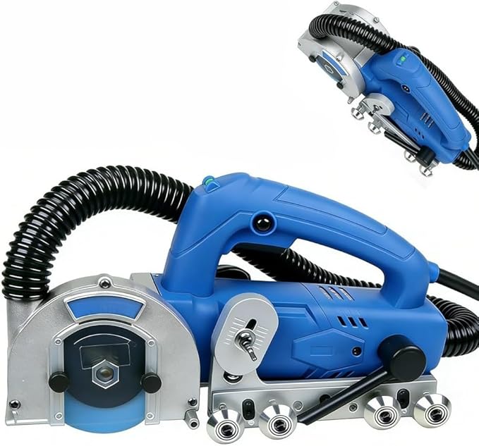 Electric Grout Removal Tool Tile Grout Remover Machine with 9000rpm &amp for Cleaning Grout Between Tiles Floor Regrouting Tool Heavy-Duty Floor Cleaner C