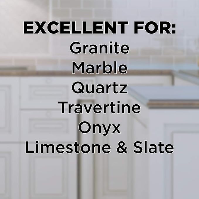 Weiman Granite Cleaner and Polish - 17 Ounce - For Granite Marble Soapstone Quartz Quartzite Slate Limestone Corian Laminate Tile Countertop and More