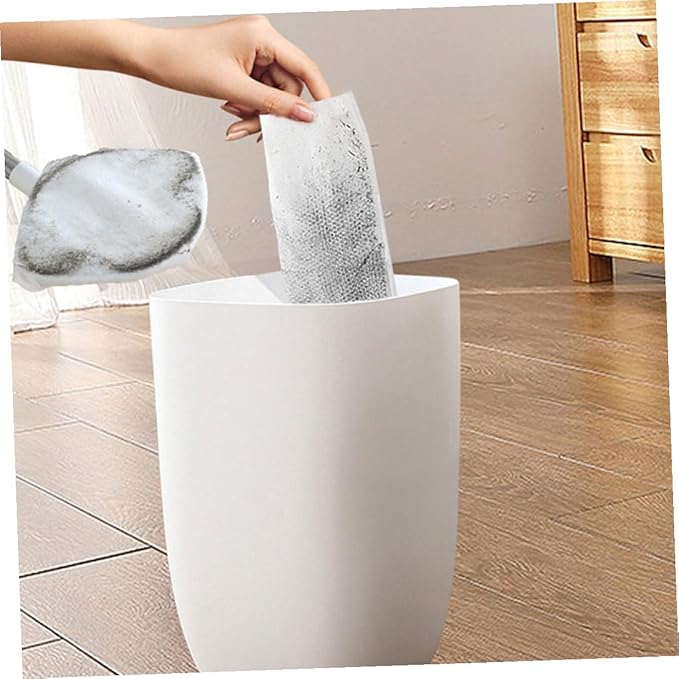 TOYANDONA Rotatable Dust Mop Set with Reusable Dry  Small Triangle Microfiber Mop Head for Household Floor and Window Cleaning Hand-Free No-wash Design for Easy Dust Removal