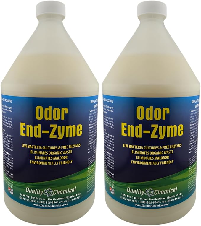 Quality Chemical Odor End-Zyme BioStain Remover and Deodorizer (2)