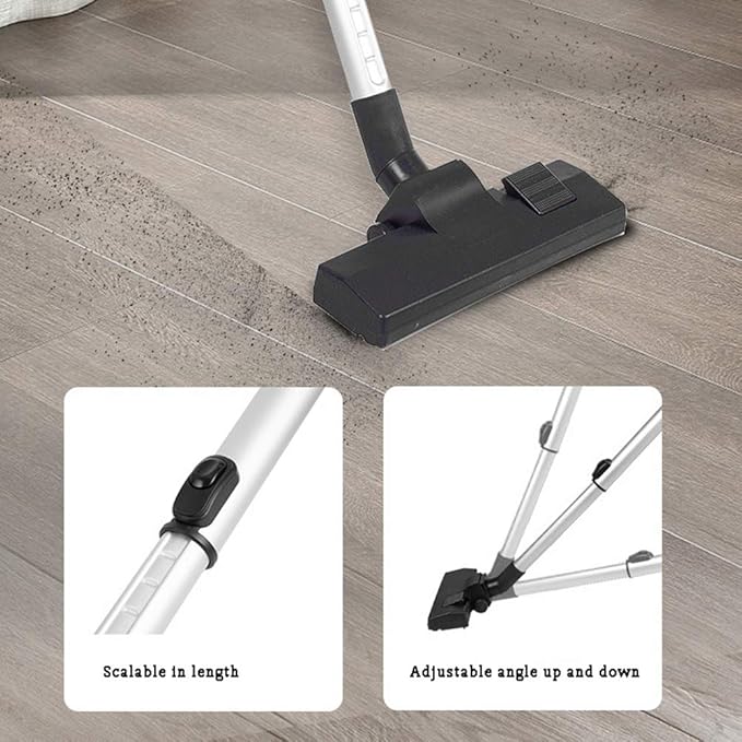 Stick Vacuum Cleaner 2 in 1 Upright Handheld Vacuum 13KPa Powerful Suction Multi cyclonic Function for Carpet Car Pet Hair