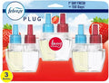 Febreze Odor-Fighting Air Freshener Room Fresheners Air Effects Air Freshener Refills Fade Defy Plug Technology - (1 Pack) contains (3) of 0.87 fl oz Refills (Berry &amp Bramble)