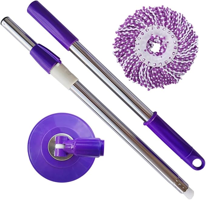 Telescopic Mop for Home Cleaning Washable Mop Head Suitable for Hardwood Tile and More Household Cleaning Tool Comfortable to Hold