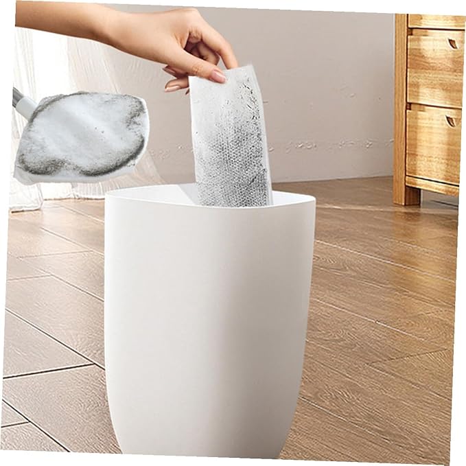 Retractable Household Dust Mop with Long Handle No-wash Microfiber Floor Cleaning Mop Triangular Electrostatic Dust Remover for Convenient Home Use