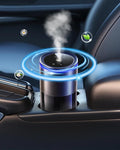 Smart Car Air Freshener New Car Smell Larger 160ml Capacity Long-Lasting 8-Month Fragrance Auto On/Off Quiet Operation Three Colors Stylish Ambient Light Premium Scent for Men (Ocean Fragrance)