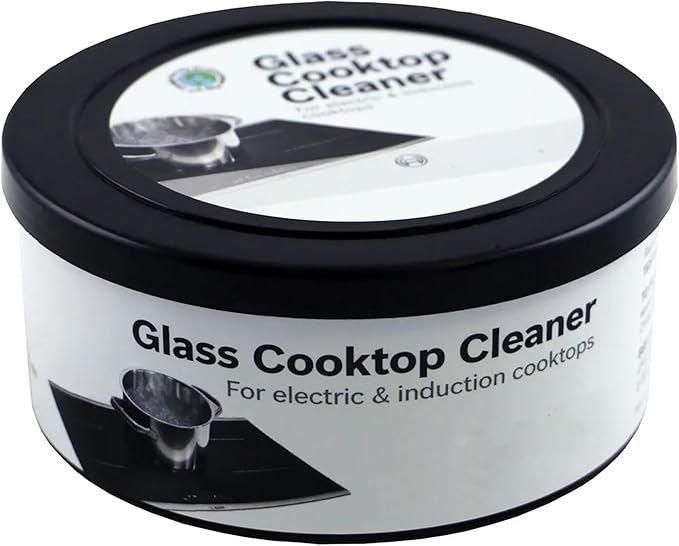 US-based supplier – Original 12010030 Glass Cooktop Cleaner for Electric &amp Induction Cooktops – 𝐁𝐎𝐒𝐂𝐇 Cooktop Cleaning Cream – Removes Grease Burnt-On Residue &amp Stains (1 12 ounce)