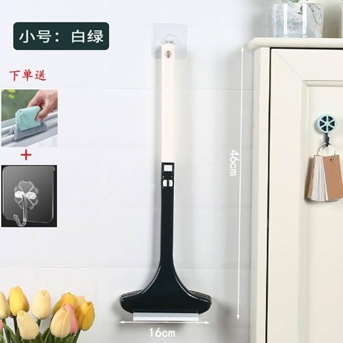 Screen Window Brush Cleaning Appliance Window Cleaning disassembly-Free Cleaning Screen Window Cleaning Tools Household high-Rise Building Wiper Two-Sided Brush S1 Green White