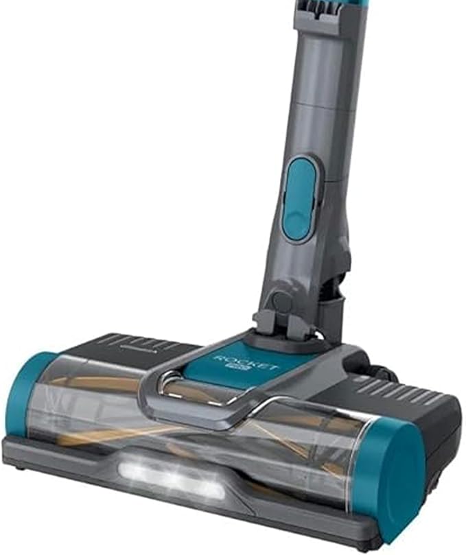 Shark Pet Pro Cordless Lightweight Stick Vacuum Cleaner Self Cleaning Brushroll 40 Min Runtime Removable Handheld XL Dust Cup Teal/Grey (Renewed)