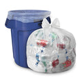 Aluf Plastics 40-45 Gallon 2 MIL Thick Clear Heavy Duty Trash Bags - 40 x 46 - Pack of 100 - For Recycling Kitchen Contractor &amp Outdoor