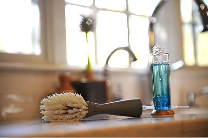 Full Circle FOMO Foam Soap Dispensing Dish Brush 1 EA Grey