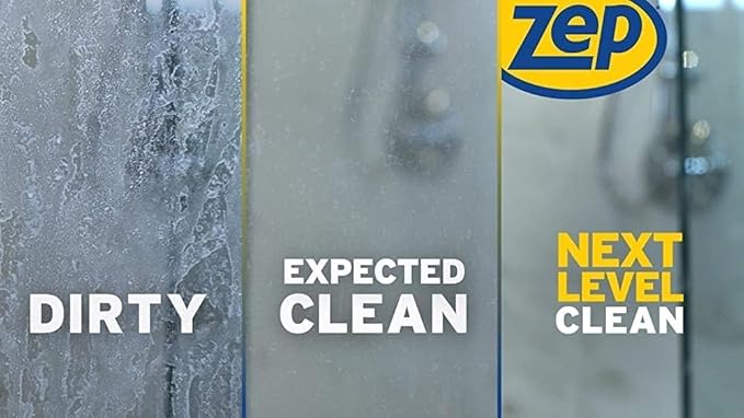 Zep Grout Cleaner + Shower Tub and Tile Cleaner ZU104632 32 oz and ZUSTT128 1 gal - Deep Cleans Grout Lines Removes Soap Scum Calcium Limescale and Dirt