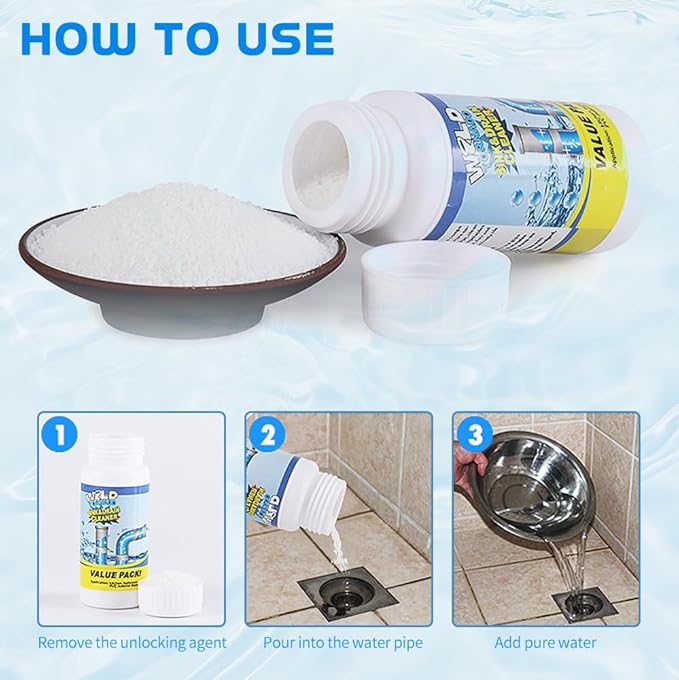 Sink Drain Cleaner 2025 New Sink and Drain Cleaner Multi-functional pipe unclogging agent Powerful Sink Cleaner for Kitchen and Pipes Cleaning Tool (1PCS)
