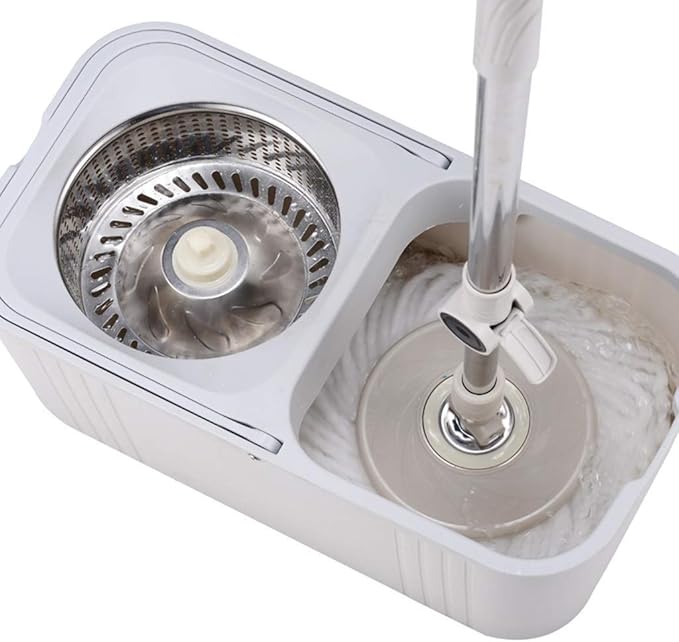 Microfiber Mop Floor Cleaning System-Washable Pads for Hardwood Laminate and Tile with Soft Padding and Handles Suitable for Wood Walls Kitchens