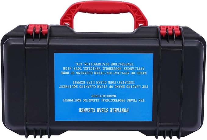 High Pressure Steam Cleaner 110V 1700W High Temp Portable Steamer Intelligent 3-5 Bar High Temp Pressurized Steam Cleaner for Heavy Oils and Heavy Stains in Kitchens Cars Bathrooms and Floor (Set A)