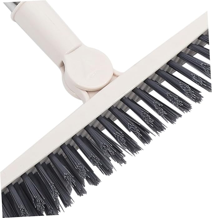 2pcs Floor Scrub Brush Rotatable Handle Cleaning Tool for Bathroom Tile Grout and Window Tracks Stiff Bristles for Crevice Cleaning Easy to Use Versatile Design