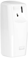 Rubbermaid Commercial FG400570 Standard Aerosol Odor Control LED Dispenser White 3.56 Width x 8.75 Height