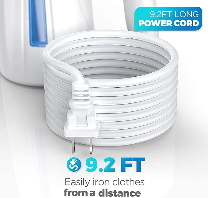 OGHom Steamer for Clothes Handheld Clothing Steamer for Garment 240ml Portable Travel Steam Iron (Only for 120V)
