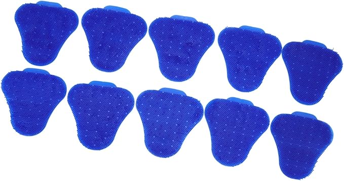 10pcs Urinal Screen Fresheners Anti-Splash Air Freshener Urinal Screen Mat for Toilet (Blue)