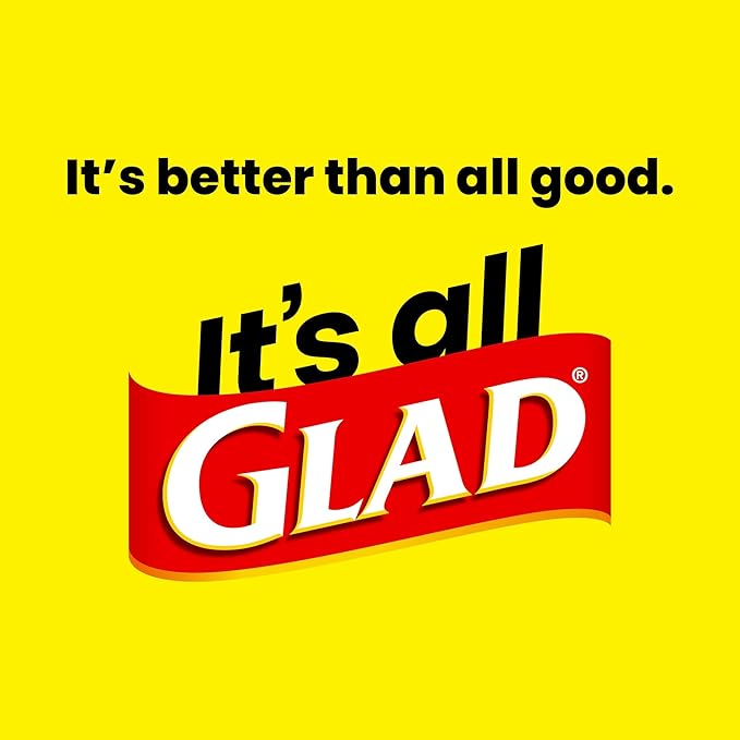 Glad ForceFlex Heavy Duty Large Trash Bags Hold 80+ lb 30 Gal 50 Ct Pack of 3 (Package May Vary)
