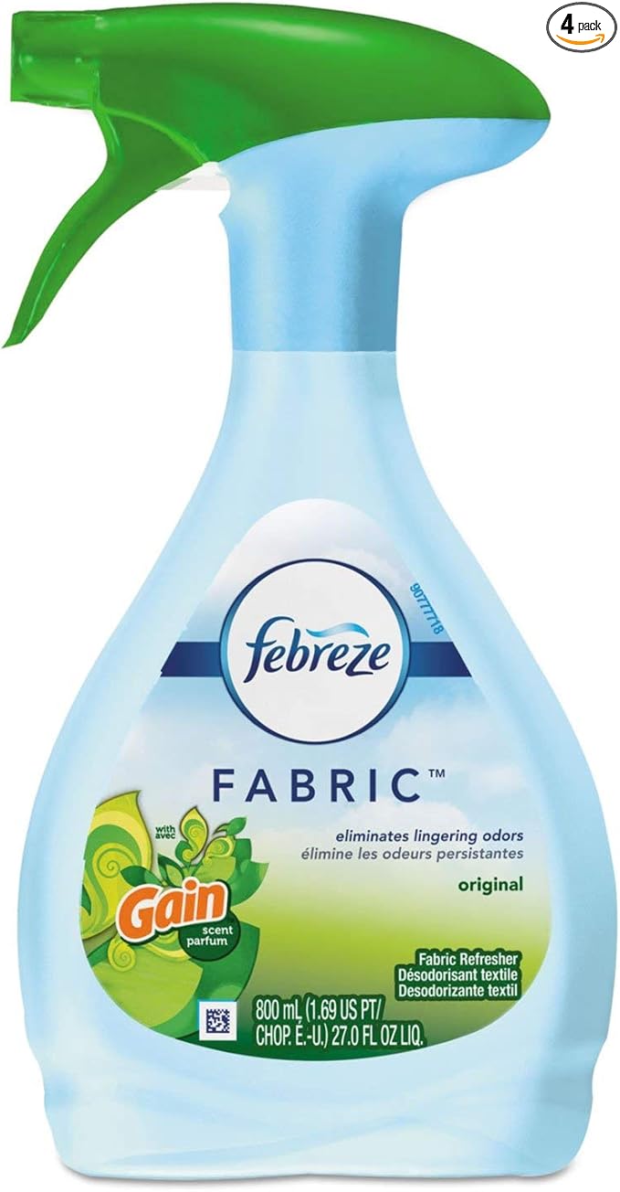 FABRIC Refresher/Odor Eliminator Gain Original 27 oz Spray Bottle 4/Carton