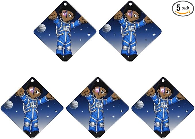 5PCS Car Air Freshener Hanging Personalized Double Sided Star Pointer Car Fresheners Long Lasting New Cars Scents Cute Automotive Freshies for Closets Drawers (tea)