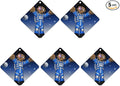 5PCS Car Air Freshener Hanging Personalized Double Sided Star Pointer Car Fresheners Long Lasting New Cars Scents Cute Automotive Freshies for Closets Drawers (tea)