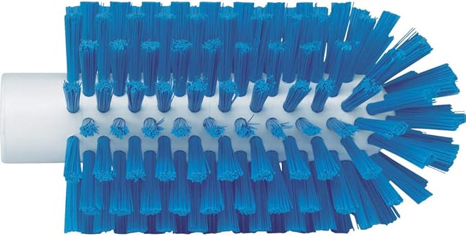 Vikan 5380-77-3 Stiff Tube Brush Polyester 3-3/32 x 6 OAL Blue