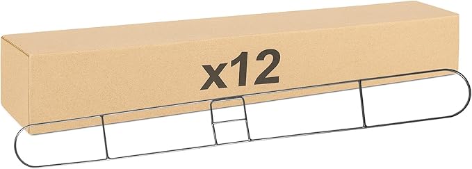 Bulk 12 Pack Dust Mop Frames – Industrial Steel Wire Heavy Duty Hardware for Dry/Dust Mops 48 Inch