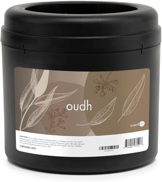 ScentAir Whisper Home Monthly Plug-in Refill Fragrance Cartridge for Home and Office Oudh