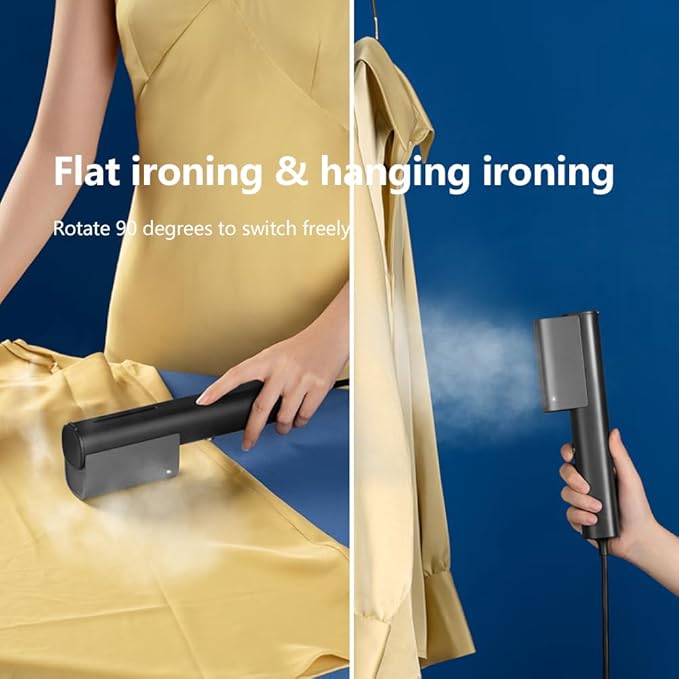 Nesugar G3 Steamer for Clothes Portable Travel Steamer Fashion Handheld Garment Steamer 0.75lbs Lightly 15s Fast Heat-up Light Mini Steam Iron for travel and home