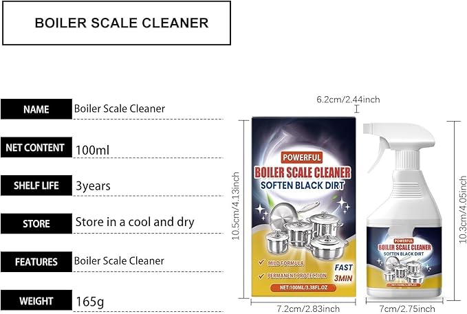 Pot Bottom Black Stain Remover Multi-Effect Cleaner For Kitchen Stoves Tableware Grease And Dirt Suitable(2PCS)