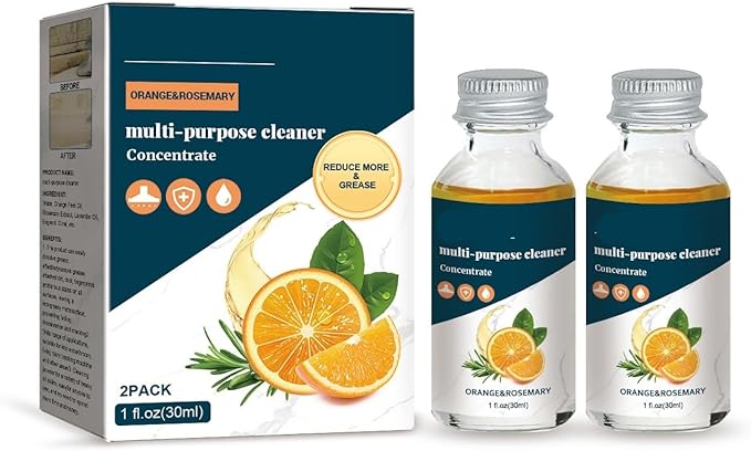 Multi-Purpose Cleaning Concentrate - Heavy Duty Kitchen Grease Remover For Stove Hood &amp Cooktop(3PCS)