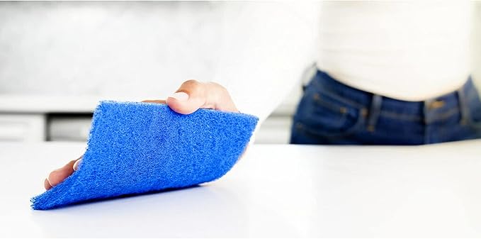 Scotch-Brite Zero Scratch Scouring Pad Effective + Gentle Dish Scrubber for Household Cleaning 48 Scrub Pads for Dishes Nonstick Pots and Pans Glass Tubs Showers Reusable &amp Durable