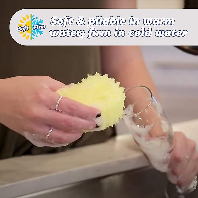 Scrub Daddy - The Original Scrub Daddy - Scratch-Free Multipurpose Dish Sponge - BPA Free &amp Made with Polymer Foam - Stain &amp Odor Resistant Kitchen Sponge (1 Ct)