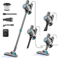 Corded Stick Vacuum Cleaner 25Kpa Powerful Stick Vacuum 2 in 1 Vacuum Cleaners1.2 L Dust Cup Corded Handheld Vacuum Pet for Hair Short-Pile Carpet Hardfloor (Sky Blue)