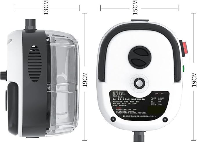 Handheld Steam Cleaner with 2500W 3BAR Pressure Steam Cleaner for Fast Heating and Deep Cleaning Pressurized Steam Cleaner