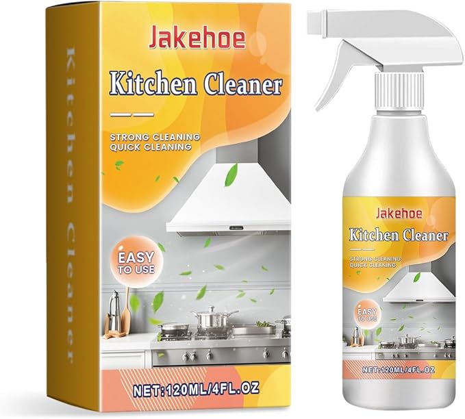Kitchen Grease Cleaner Effective Stain Remover For Marble Stainless Steel Cabinets &amp Glass(3PCS)