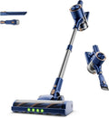 KIKETECH Cordless Vacuum Cleaner with Self-Standing Lightweight Powerful Suction VacuumLED Screen Stick Vacuum Cleaners for Home for Pet Hair Carpets Hardwood Floors H21