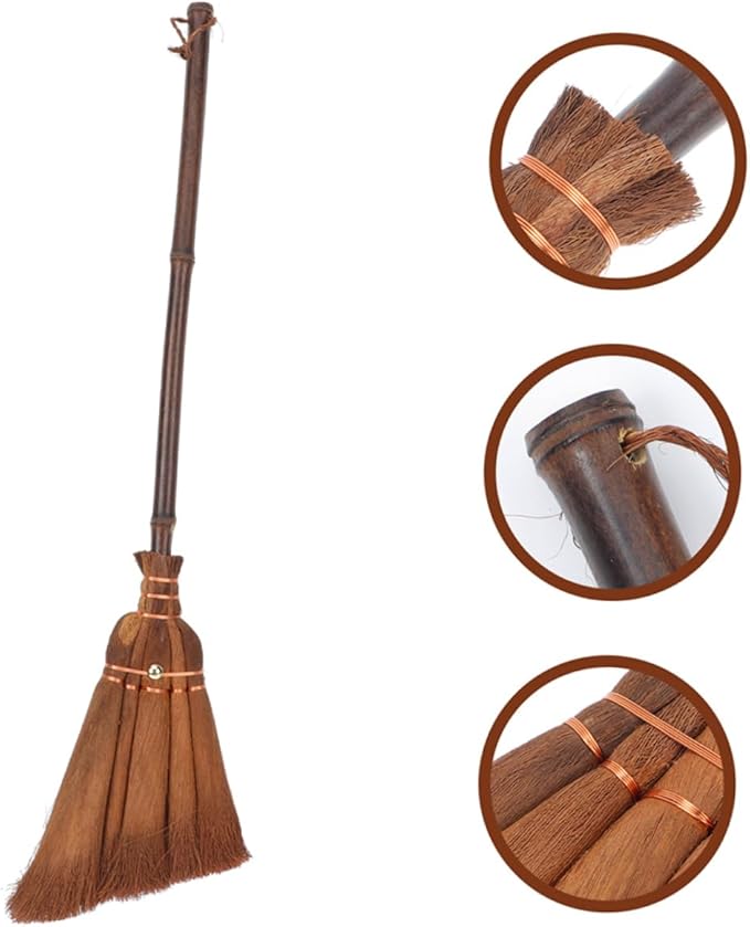 2pcs Mini Hand Broom Set for Boys and Girls Boy Girl Broom for Toddlers